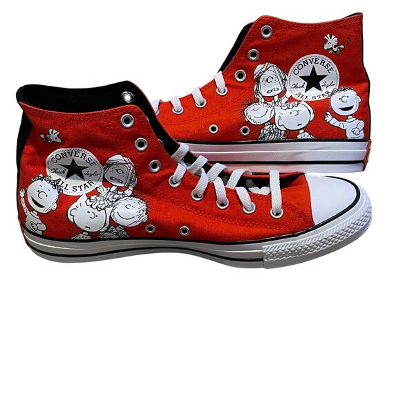 NWT Peanuts x Converse Chuck Taylor All Star High-Top Snoopy and Friends Unisex - Picture 2 of 9